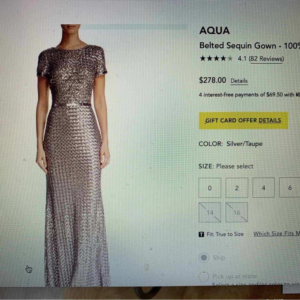 Aqua Evening Gown Size 10 NWT